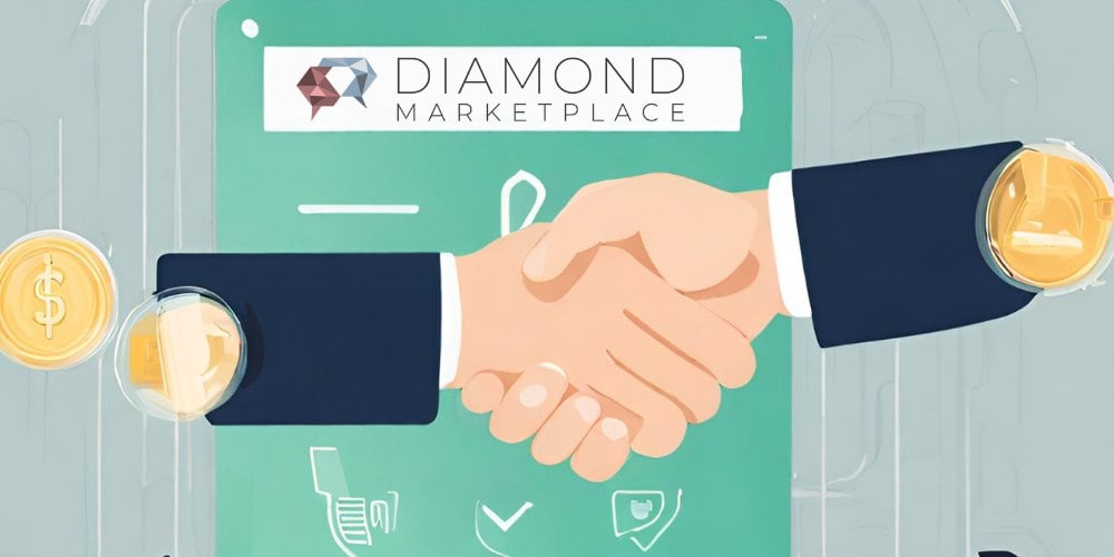 image depicting trust and security in diamond marketplace