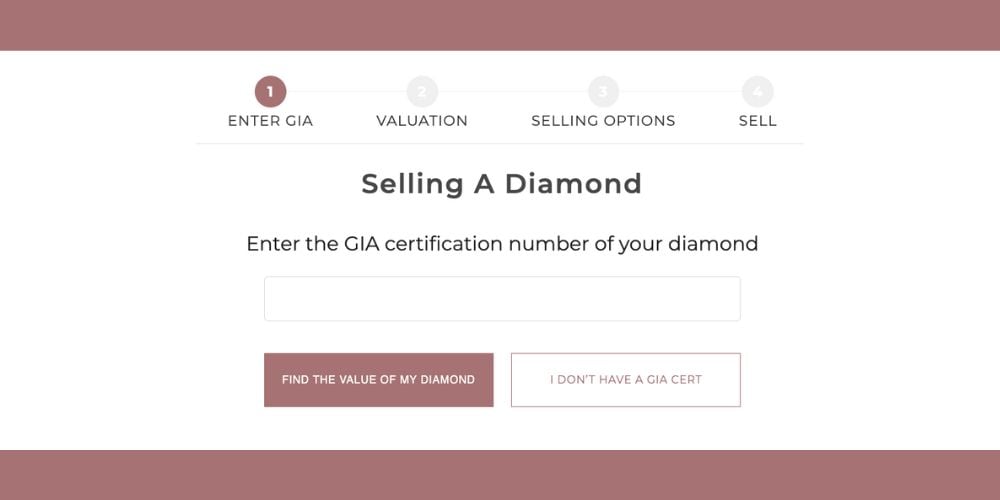 image showing the start of the selling journey on diamond marketplace