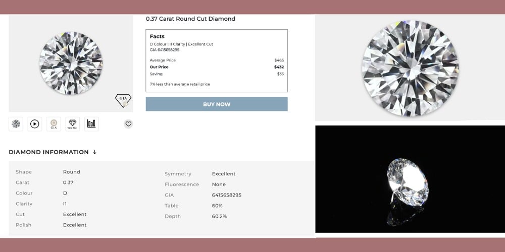 image showing the importance of creating a strong listing for your diamond on diamond marketplace